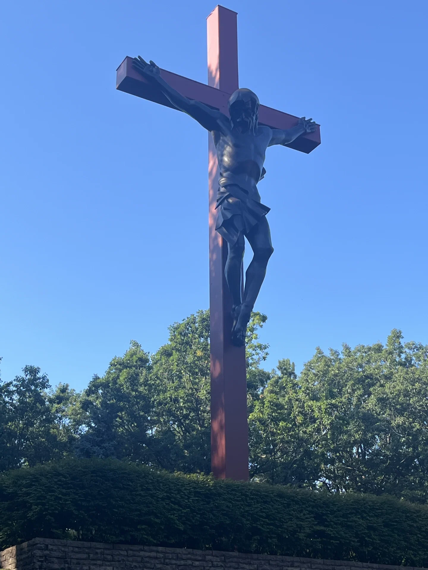 Close up image of the cross