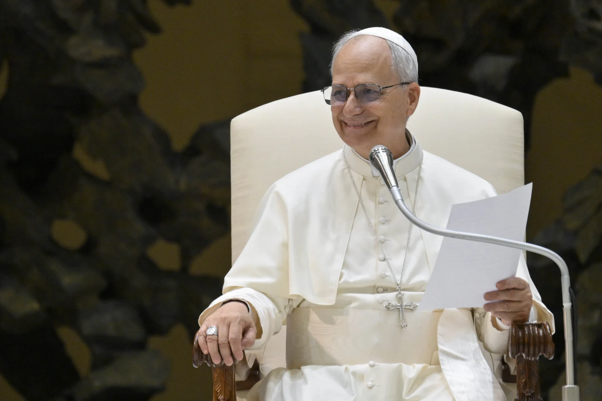 Pope Leo Smiles